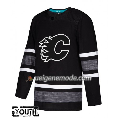 Kinder Eishockey Calgary Flames Trikot Blank 2019 All-Star Adidas Schwarz Authentic